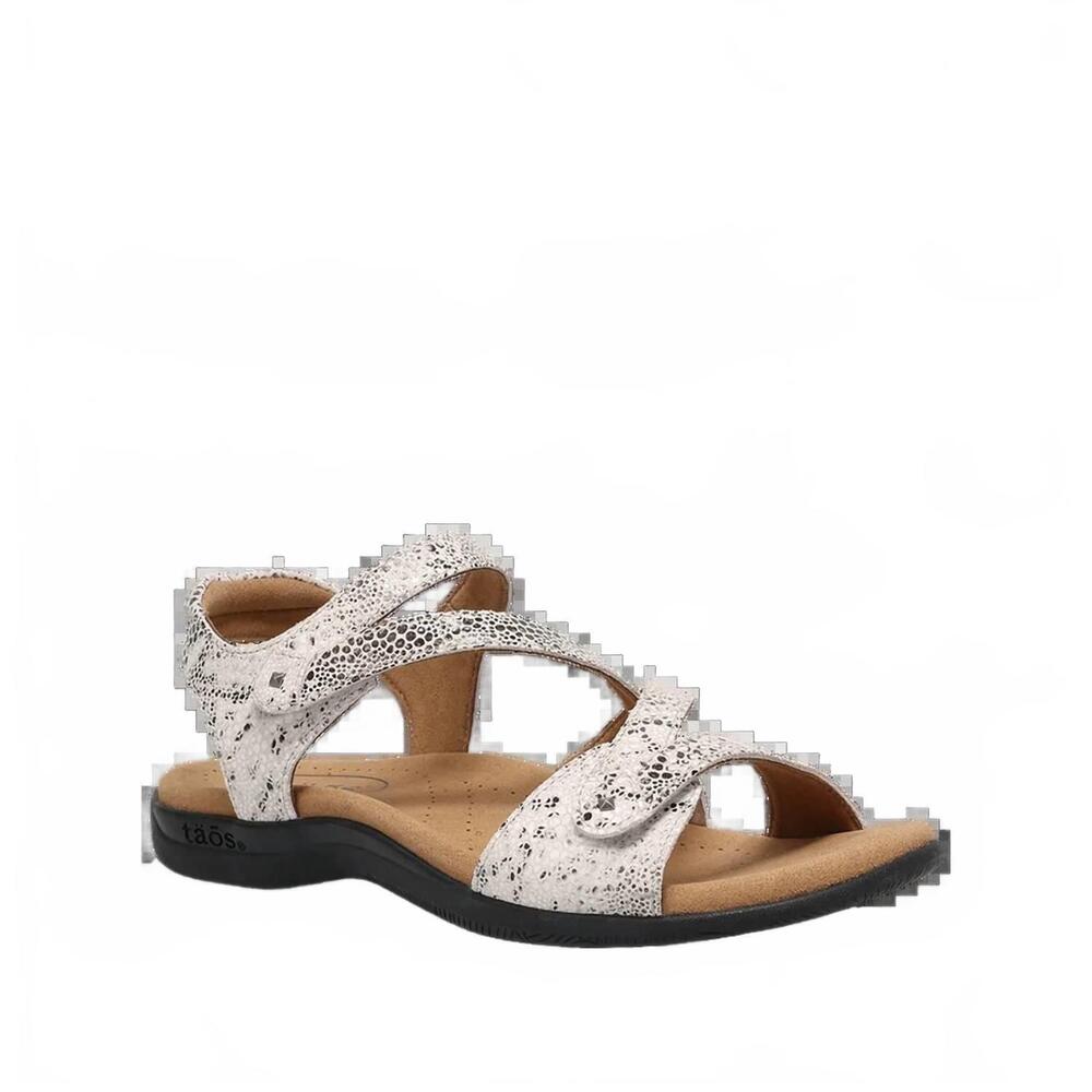 NEW TAOS women's big time sandals in grey snake